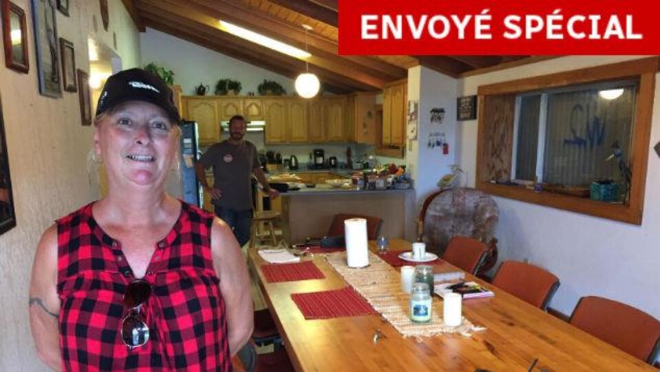 La Québécoise Christiane Moisan offre le gîte aux Floridiens forcés de quitter leur résidence en raison de l'ouragan Irma.
