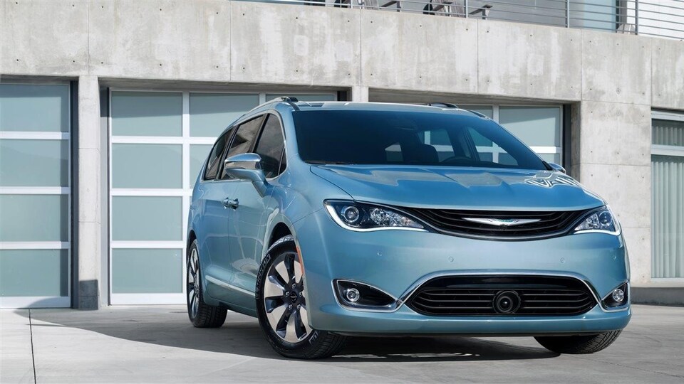 A promotional photo of a Chrysler Pacifica.