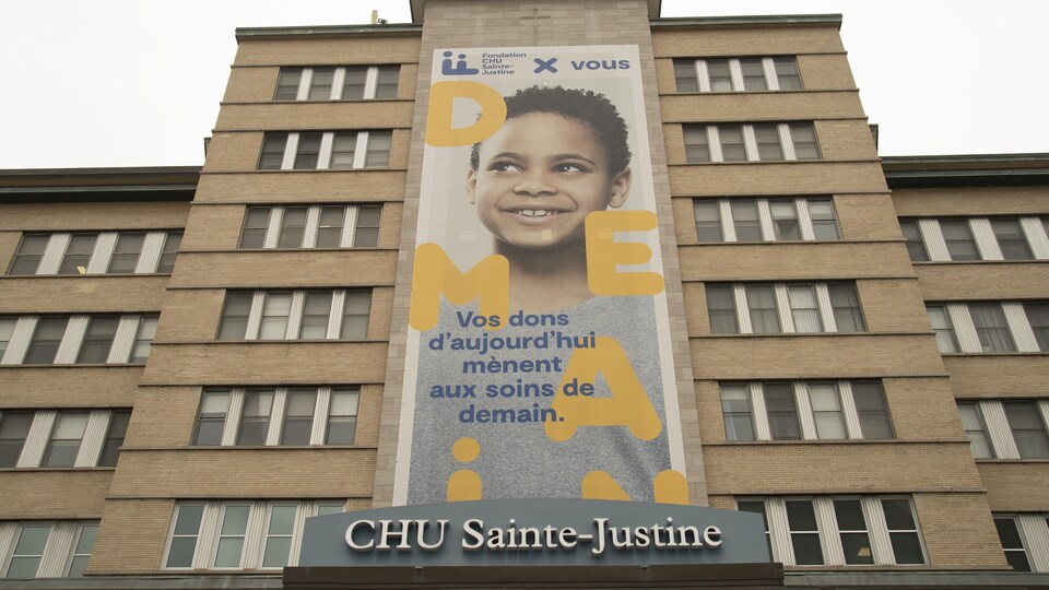 L'hôpital Sainte-Justine.