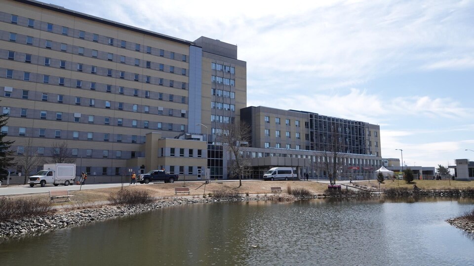 L'hôpital Fleurimont à Sherbrooke.