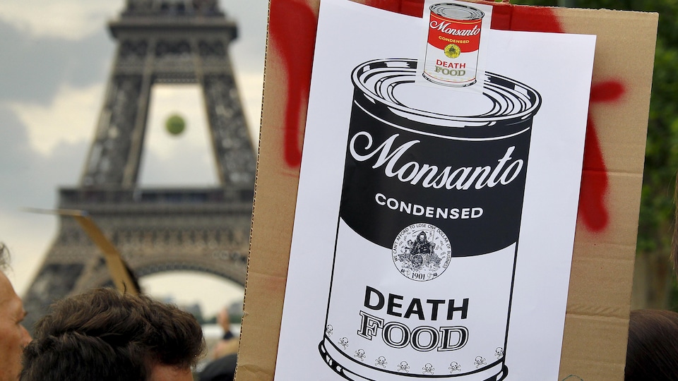 Manifestation contre Monsanto à Paris.