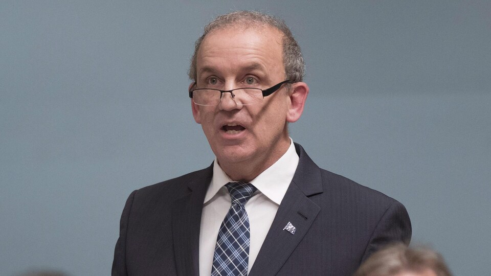 Le député indépendant de Groulx, Claude Surprenant, à l'Assemblée nationale, le 5 décembre 2017.