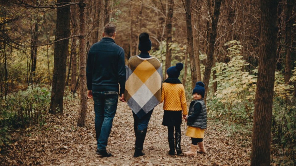 Claudie et sa famille. 