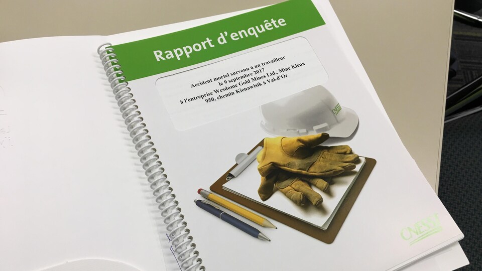 La CNESST a rendu son rapport d'enquête sur l'accident mortel survenu à la mine Kiena de Val-d'Or le 9 septembre 2017.