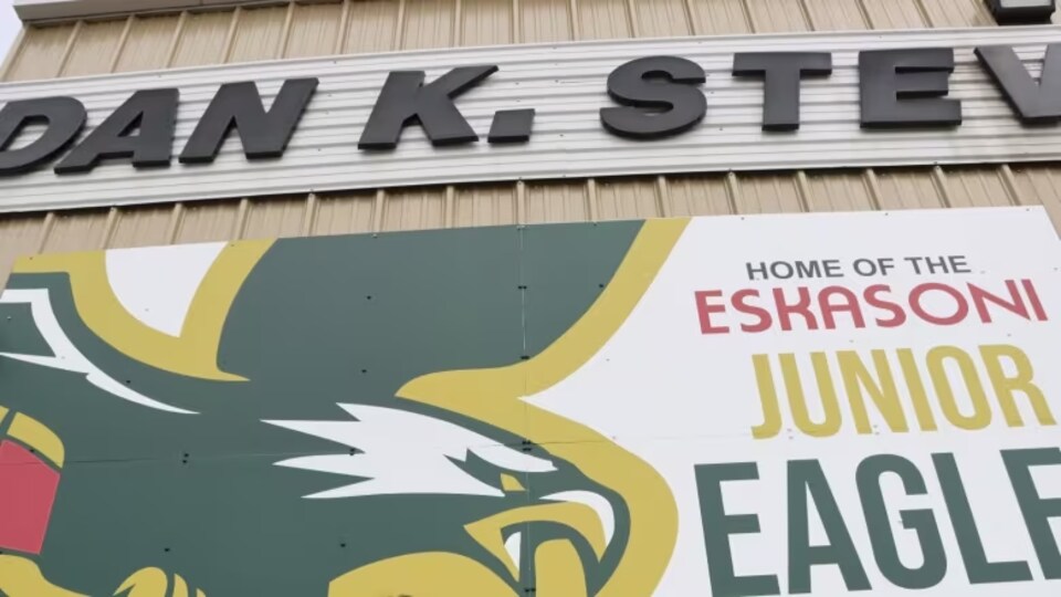 Le logo des Eagles d'Eskasoni.