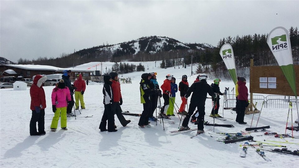 Le centre de ski du Mont Ti-Basse, à Baie-Comeau.