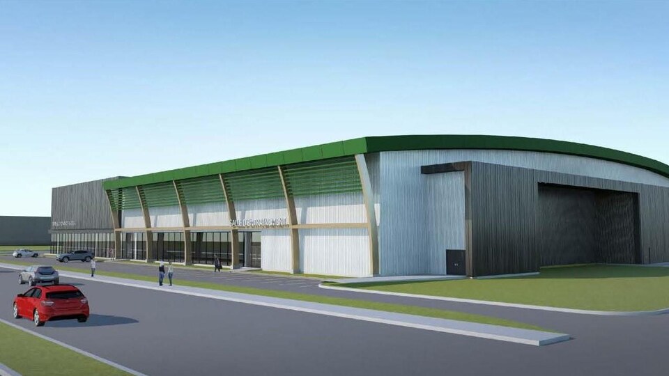 Une modélisation du complexe multisport de Sept-Îles