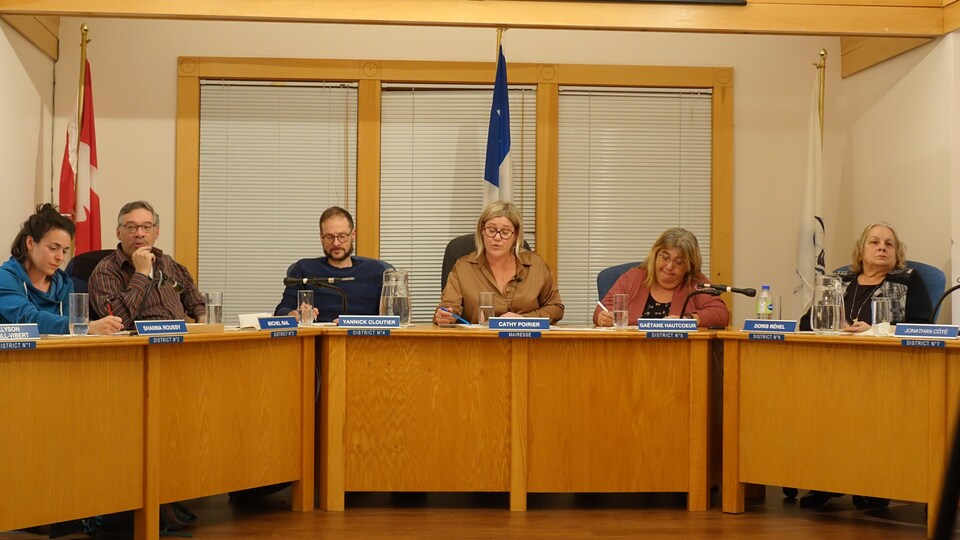 Le conseil de ville lors de la séance de l'adoption du budget 2023.
