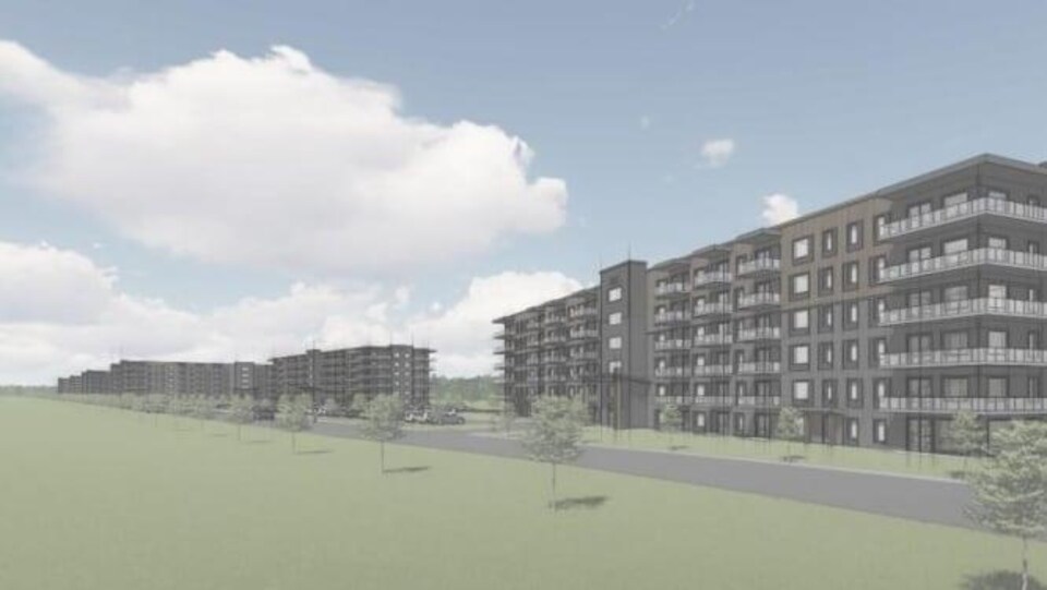 Schéma des immeubles.