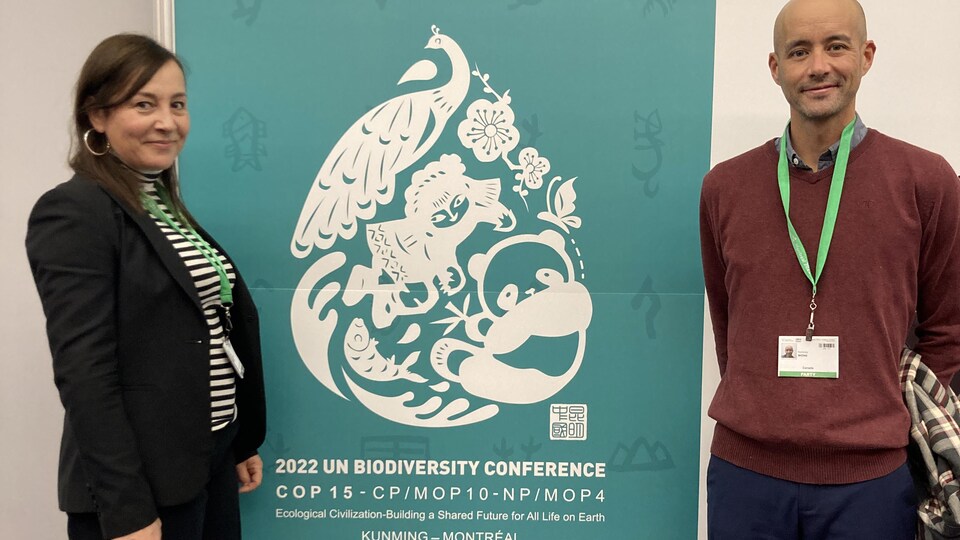 Tamara Slobogean et Nicholas Wong à la COP15.