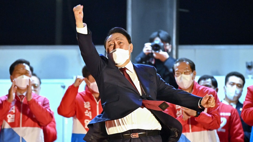 Le président sud-coréen élu Yoon Suk-yeol.