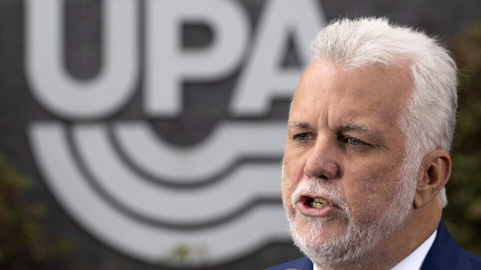 Le chef du Parti libéral du Québec, Philippe Couillard