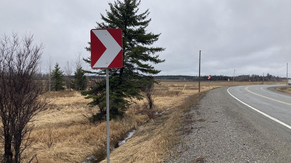Une courbe sur la route 101.