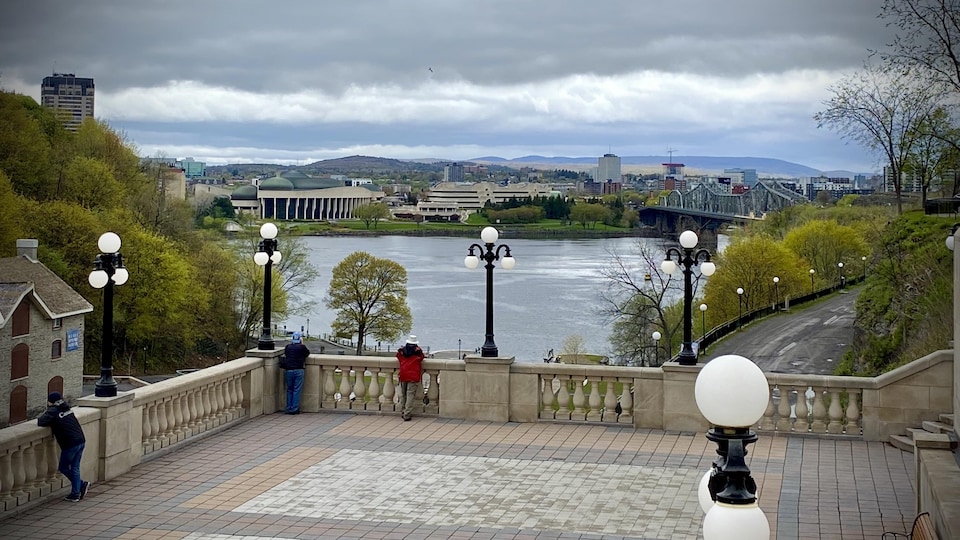 Un vue d'ensemble sur Gatineau et Ottawa.