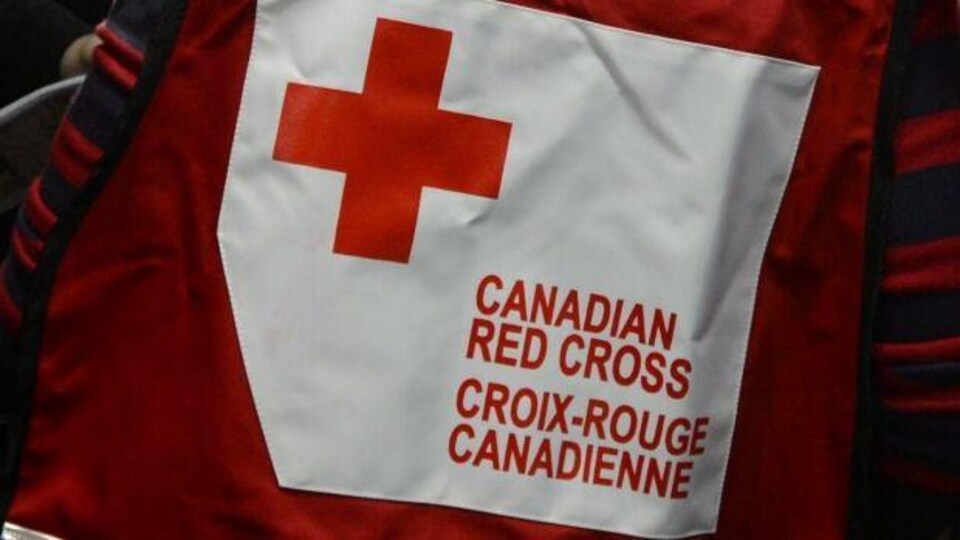 Le logo de la Croix-Rouge.