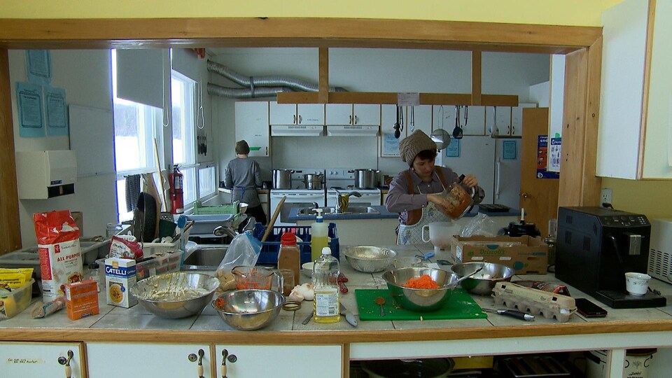 Cuisine du centre communautaire de Douglastown.