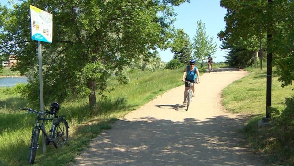 Un sentier du parc Meewasin.
