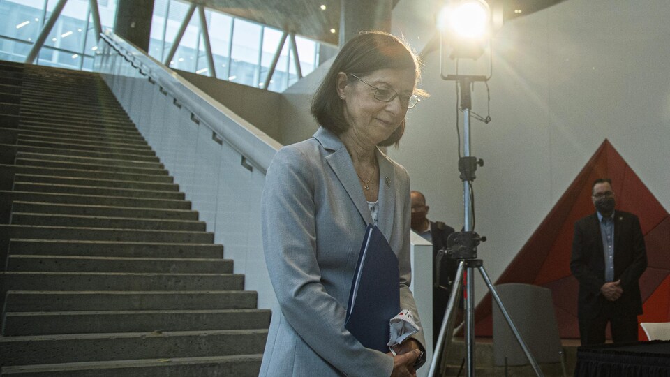 La ministre Danielle McCann
