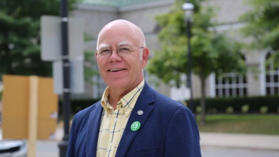 Le chef du Parti vert du Nouveau-Brunswick, David Coon.