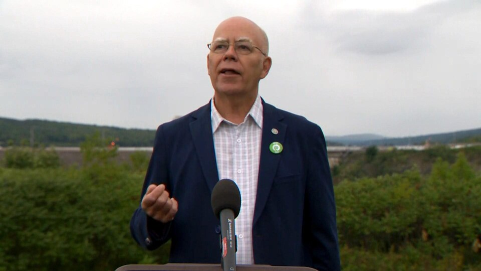 David Coon, chef du Parti vert du Nouveau-Brunswick.