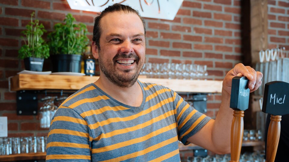 David Ouellet, tout sourire.