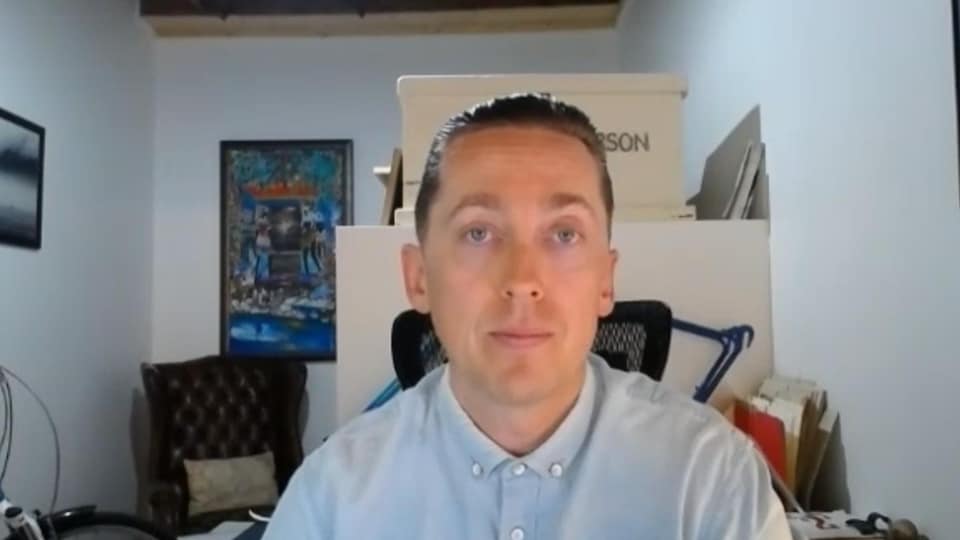 David Shellnutt at the videoconference.