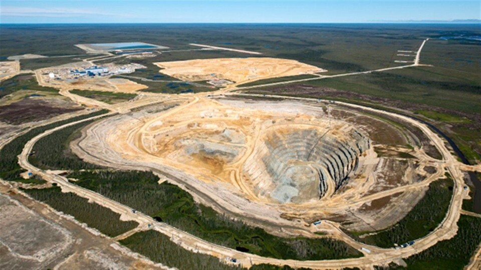 La mine de diamants Victor située près de la Baie James dans le Nord de l'Ontario. 