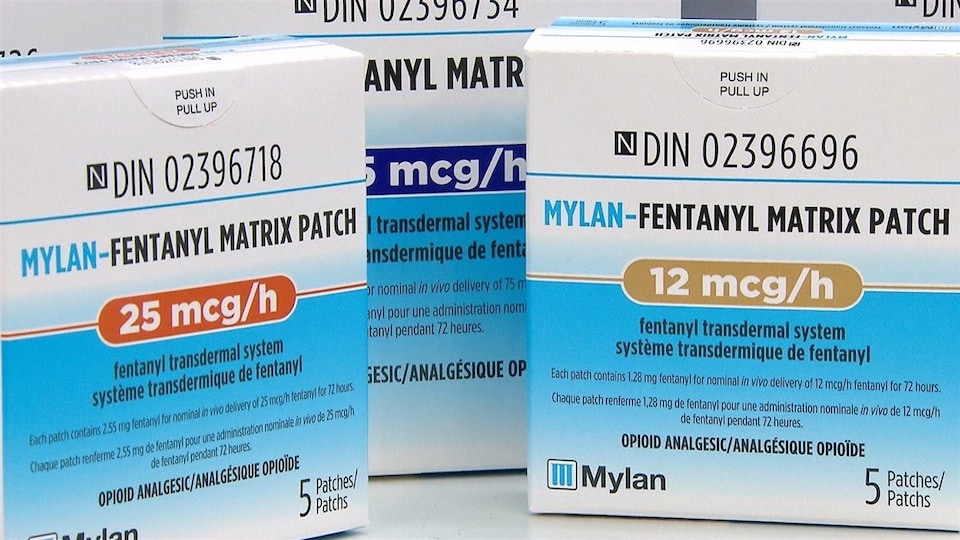 Fentanyl, un opioïde synthétique qui peut être de 50 à 100 fois plus puissant que la morphine.
