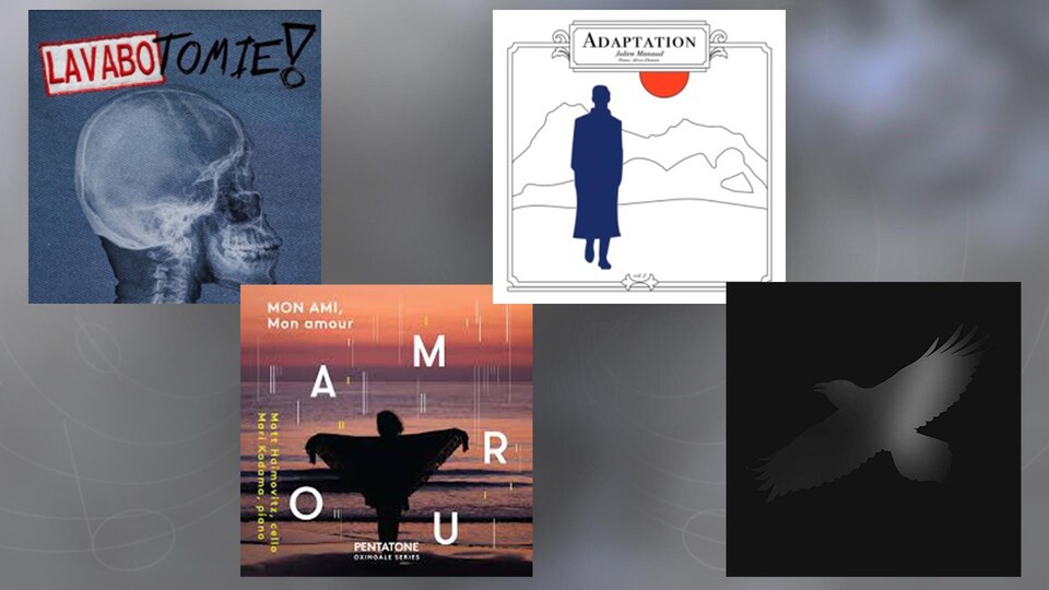Montage des 4 albums suggérés cette semaine.