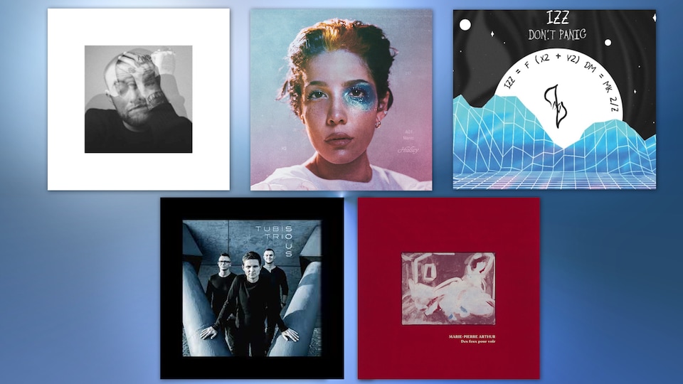 Montage des albums suggérés cette semaine.