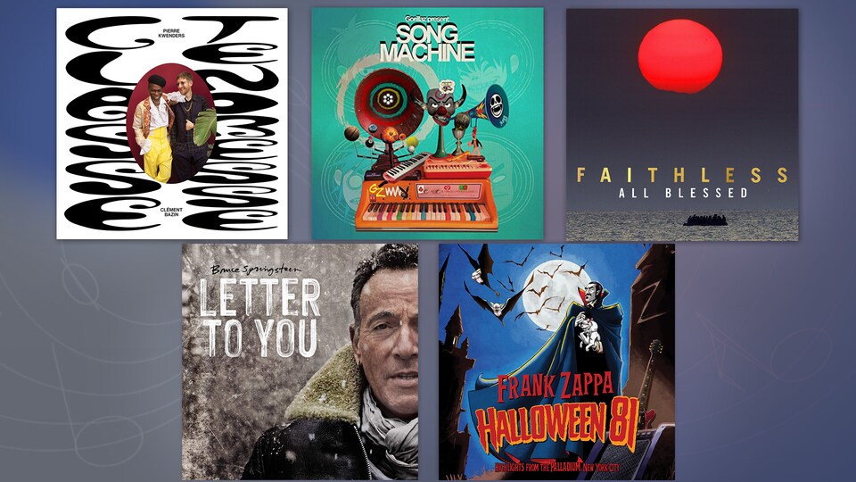 Montage des albums suggérés cette semaine.