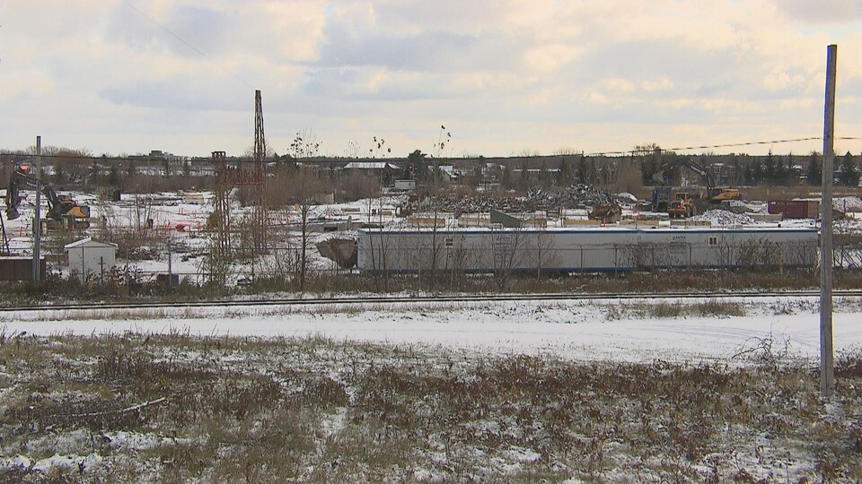 Le site de l'ancienne usine Aleris.
