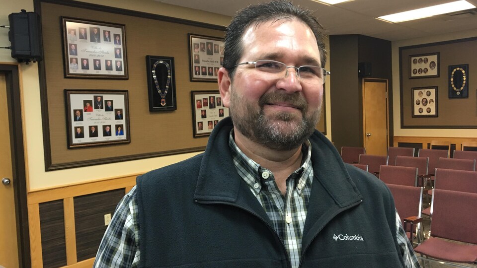 Le maire de Tracadie, Denis Losier