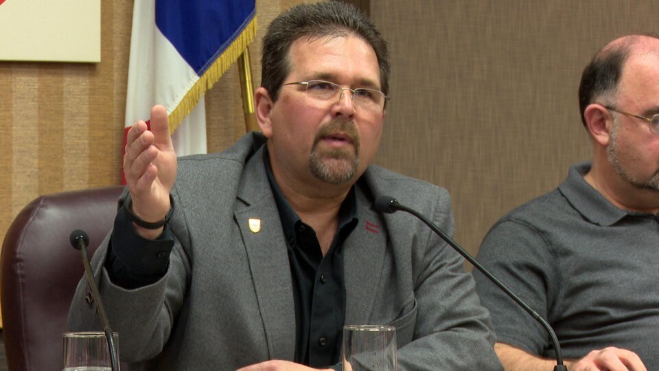 Le maire de Tracadie Denis Losier