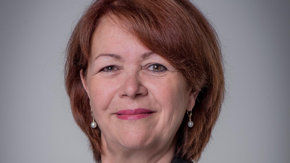 Portrait rapproché de la mairesse de Rouyn-Noranda.
