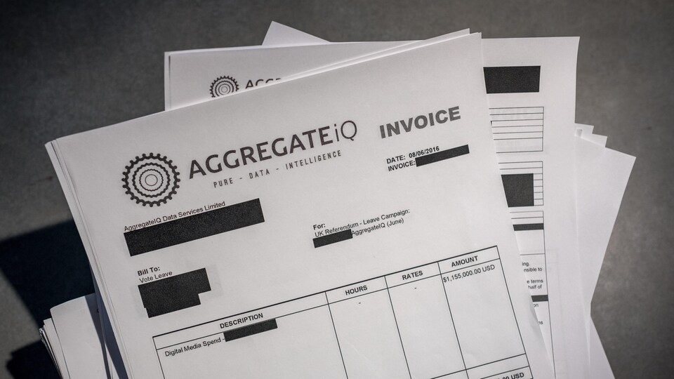 Des documents de Aggregate IQ.