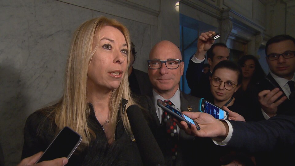 La ministre du Travail, Dominique Vien