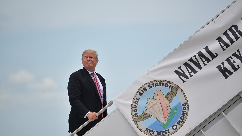 Le président américain Donald Trump