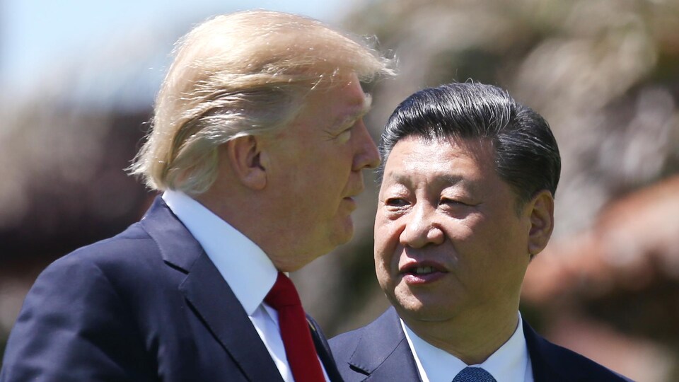 Donald Trump et Xi Jinping, le 7 avril dernier, à la résidence de Mar-a-Lago du président américain, en Floride.