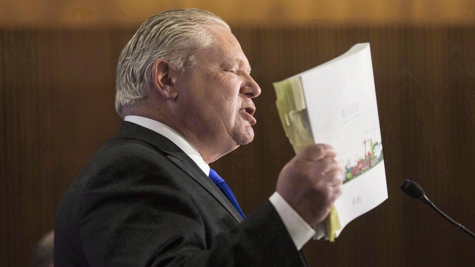 Le chef progressiste-conservateur Doug Ford