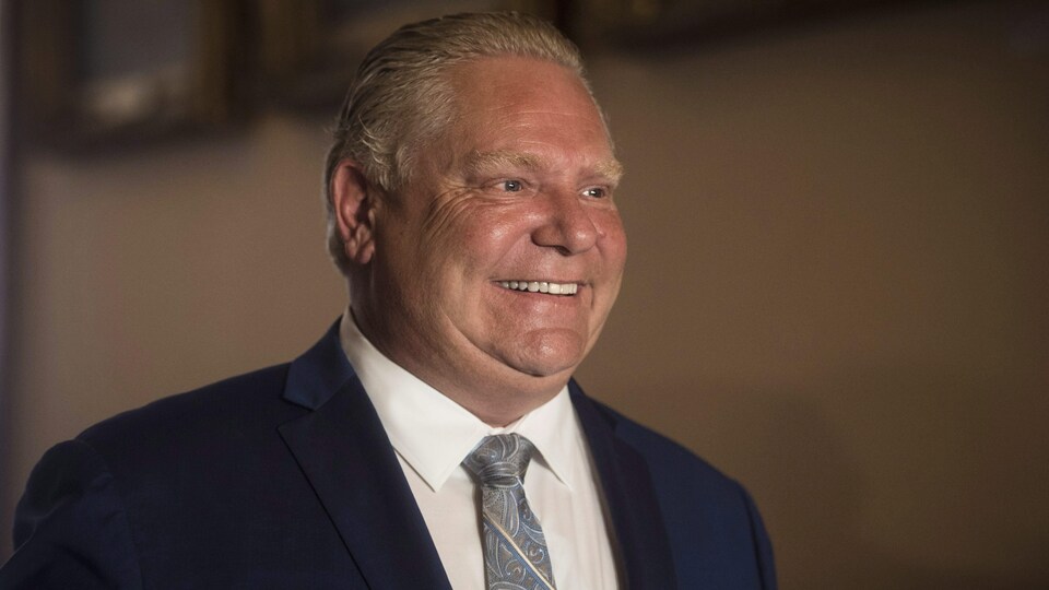 Le premier ministre désigné Doug Ford, tout sourire