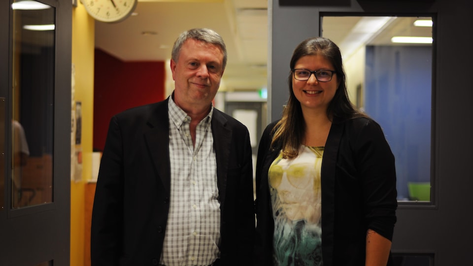 Dr. Yves Lajoie et Kim Rouillard, infirmière assistante au supérieur immédiat à l'hôpital de jour.