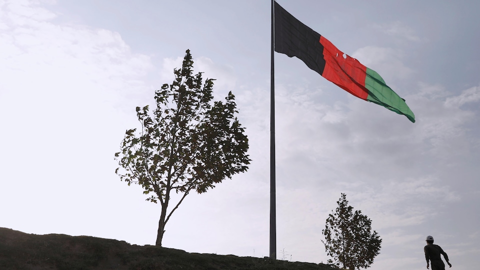 Un drapeau afghan.