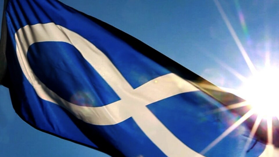 Un drapeau métis