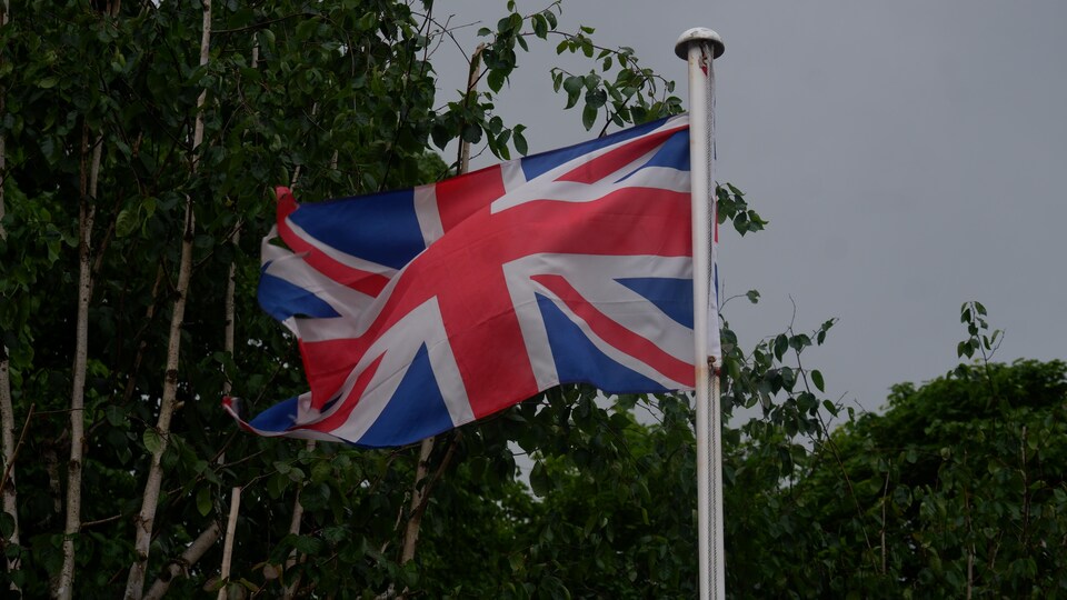 The flag of the United Kingdom.