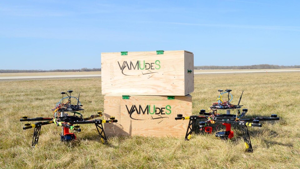 Les plateformes de vol construites par l'équipe VAMUdeS