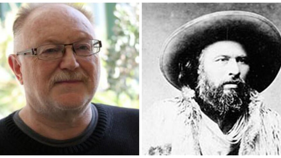 Deux photos du visage de deux hommes.
