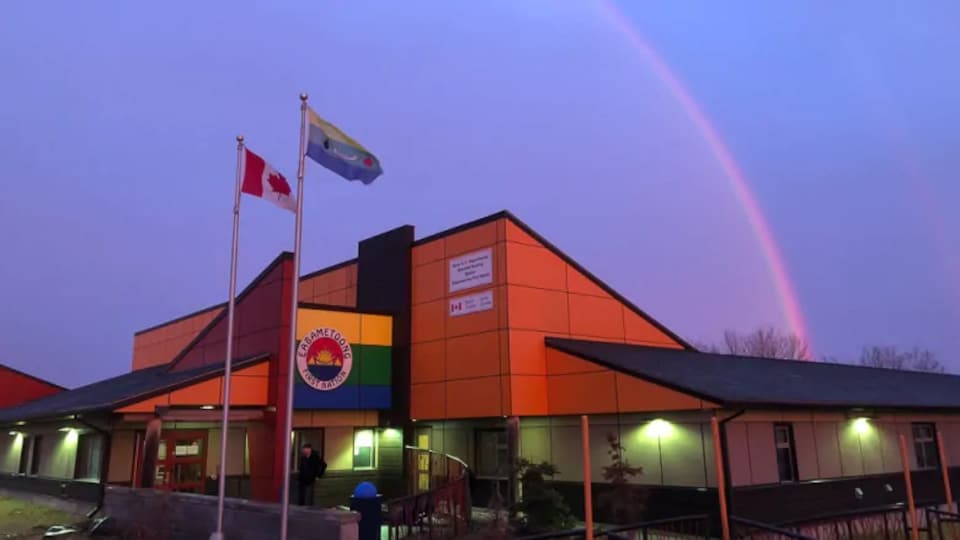 Les bureaux de la Première Nation d'Eabametoong.