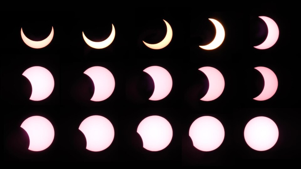 L'éclipse vue du NouveauBrunswick RadioCanada.ca