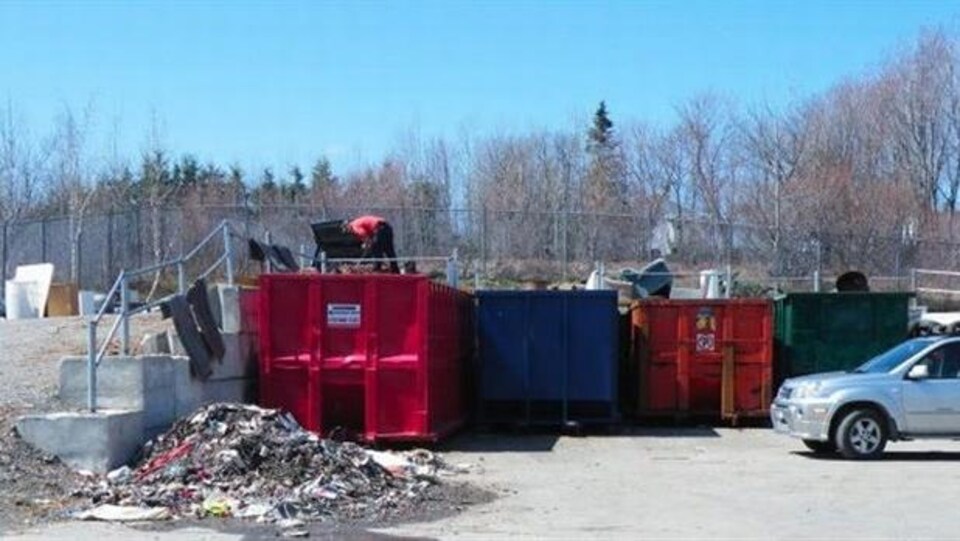 L'écocentre de Rivière-du-Loup.